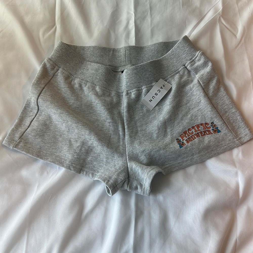 S Pacsun Basic Grey Sweatpant Lounge Short